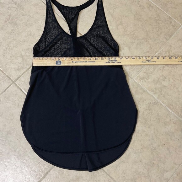 Lululemon Twist And Train Tank Black Side Slits measures to a size small - Picture 4 of 16